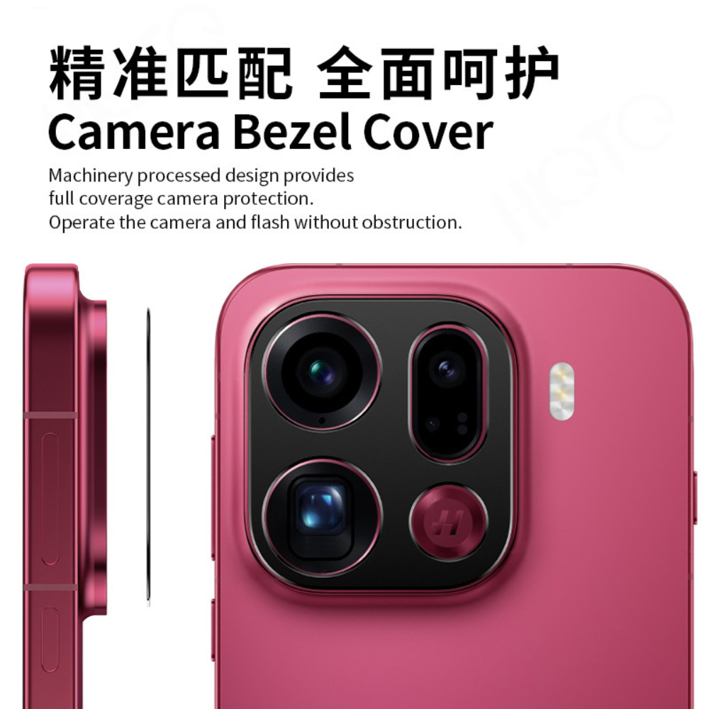 Photography Kit Oppo Find X9 Pro - 1-2Pcs Aluminum Metal Rear Camera Lens