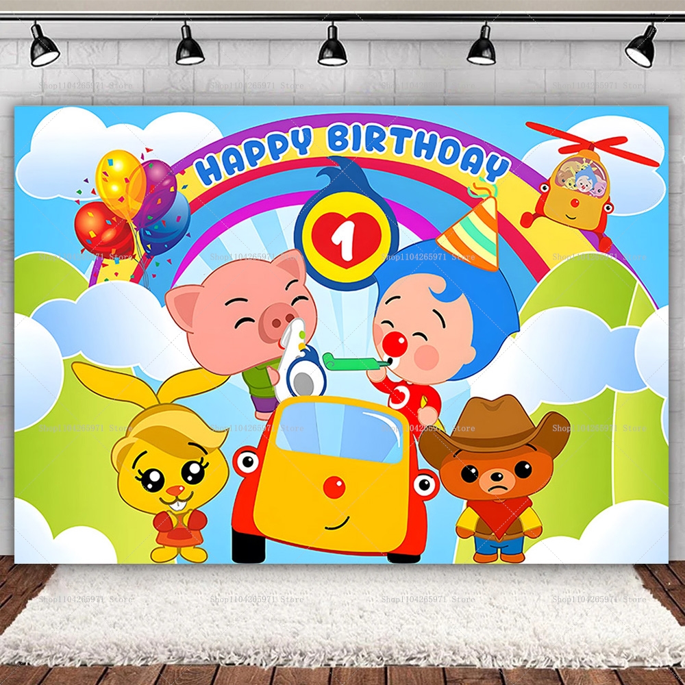 Photography Zebra - Kids Birthday Baby Shower Backdrop Cartoon