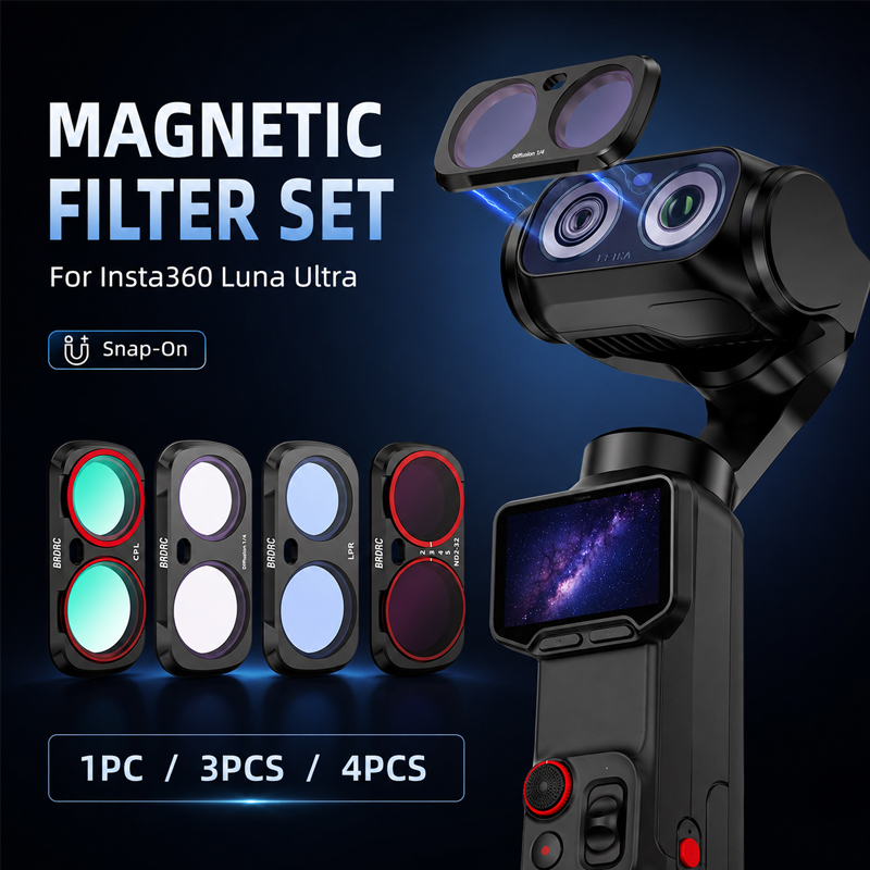 Nd Filter Set - Lens Filters For Insta360 Luna Ultra