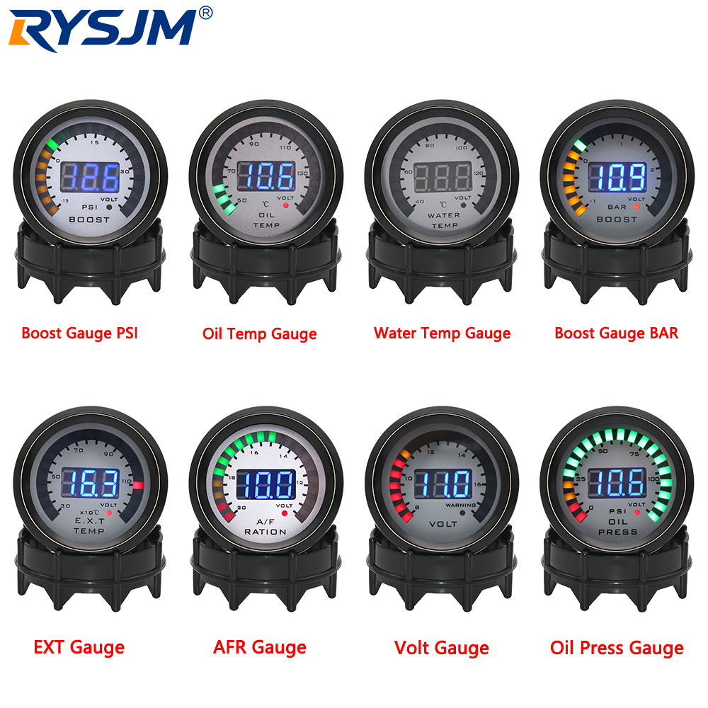 Light Meter Incident - 52MM Digital LED Boost EXT Exhaust
