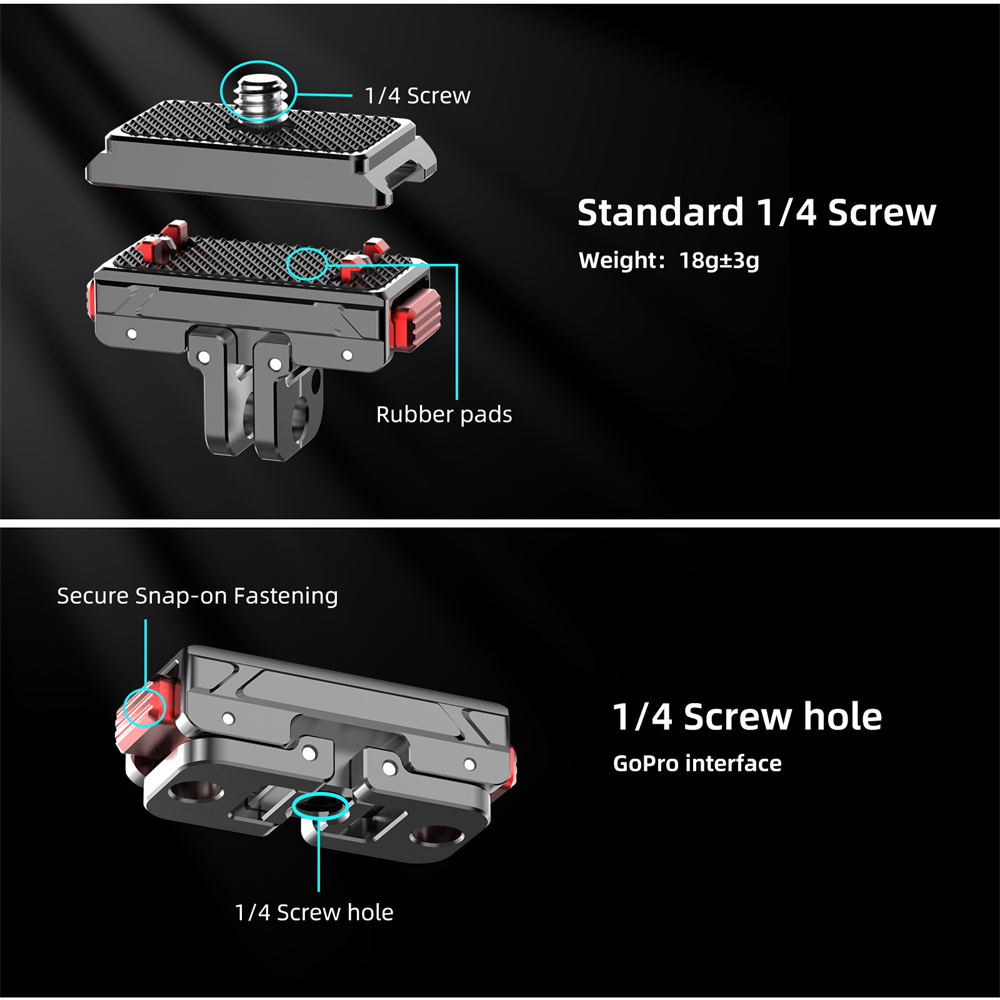New Magnetic Quick Release Ada - Camera Cage Baseplate avaliação e preço