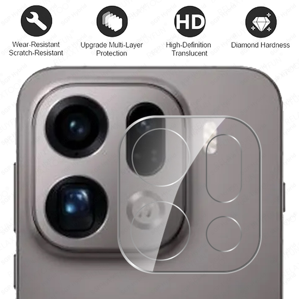 2Pcs 3D Clear Camera Glass Pro - Photography Kit Oppo Find X9 Pro avaliação e preço