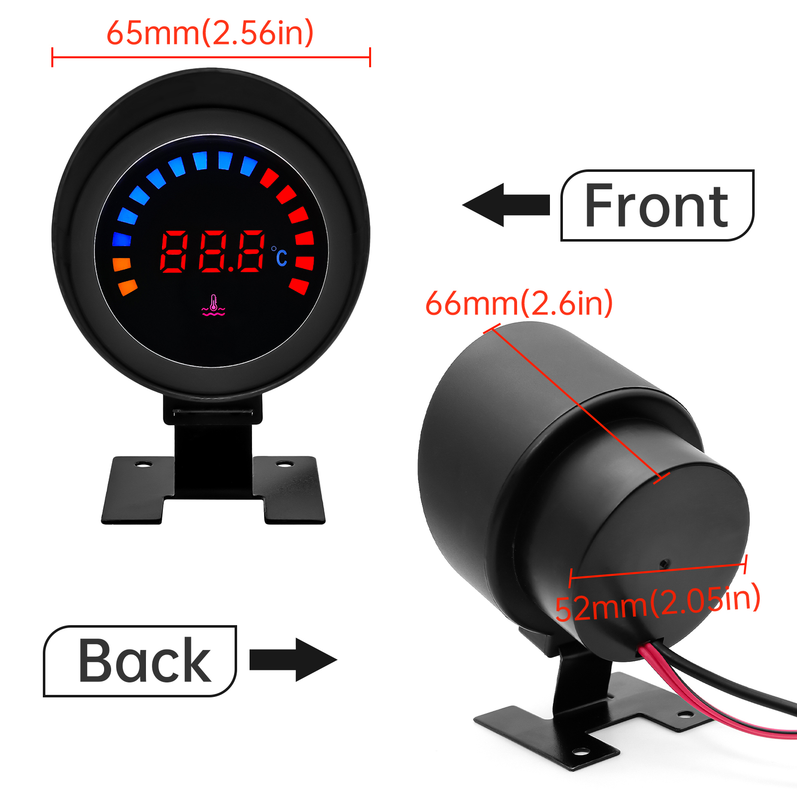 Universal 52mm Water Temperatu - Light Meter Incident avaliação e preço