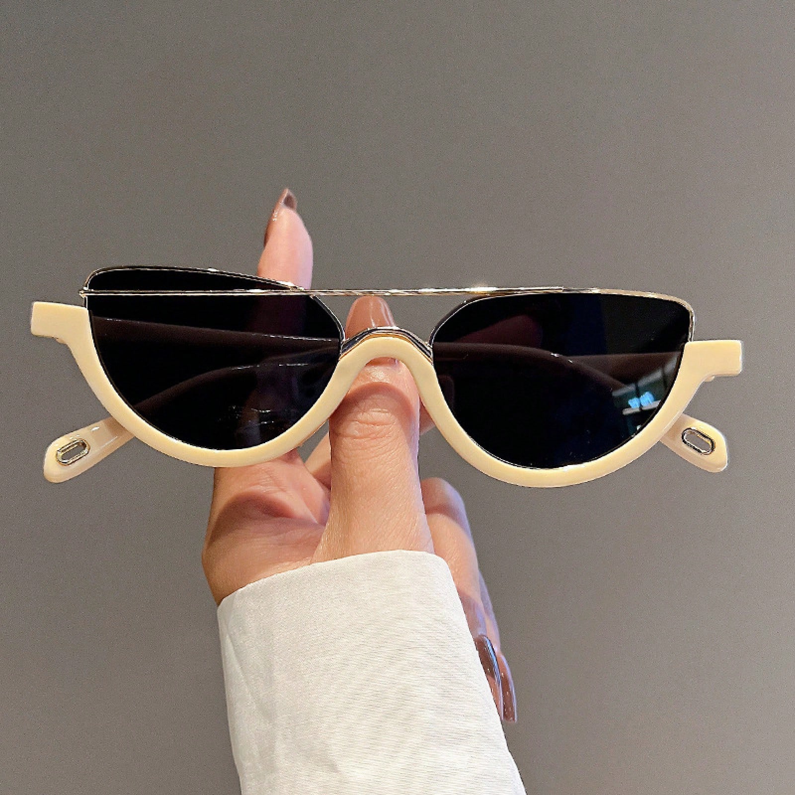 Women's Half-Fashion Glasses S - Photography Style avaliação e preço
