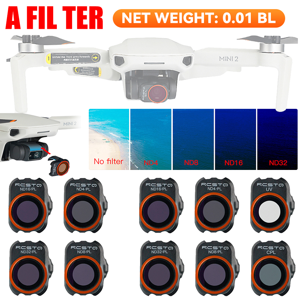 For DJI Mini 2 Camera Lens Fil - Nd Filter Set avaliação e preço
