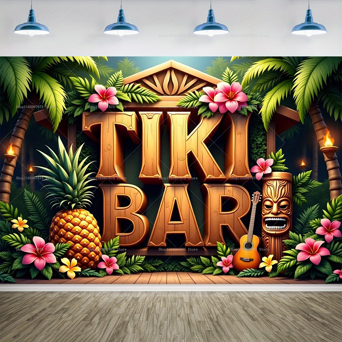 Beach Tiki Bar Alcoholic Cockt - Photography Zebra avaliação e preço