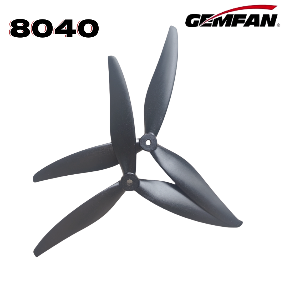 Gemfan 8040 8X4X3 3-blade 8-in - Photography Drone avaliação e preço