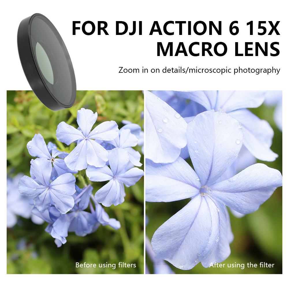 15X Macro Lens For DJI Action  - Photography Close Up avaliação e preço