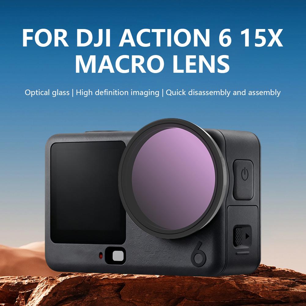 15X Macro Lens For DJI Action  - Photography Close Up avaliação e preço