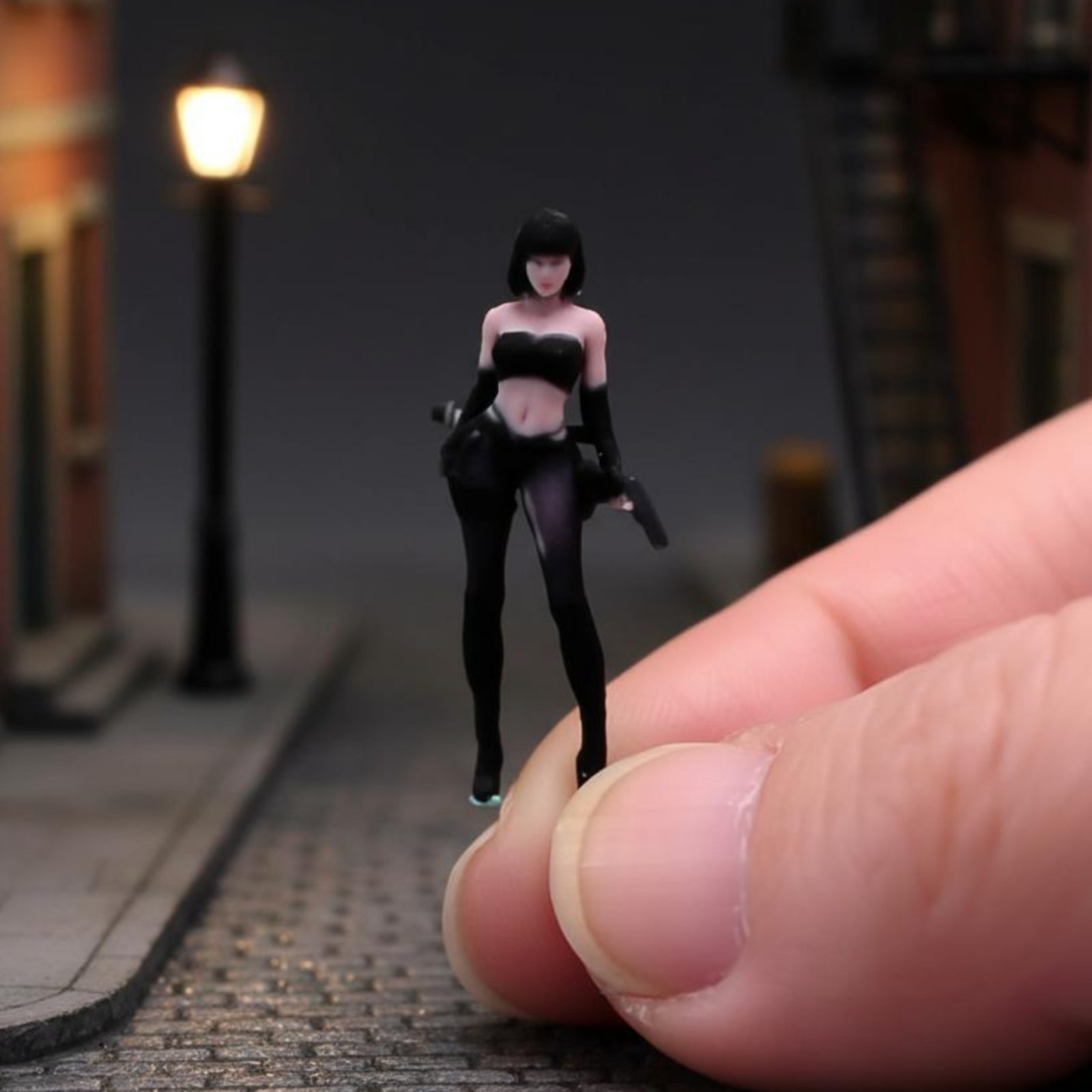 1:64 Scale Female Spy Figure R - Photography Close Up avaliação e preço