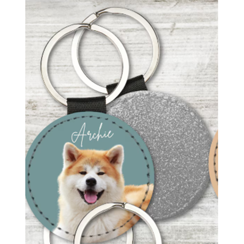 Custom Pet Photo Keychain Pers - Photography Style avaliação e preço