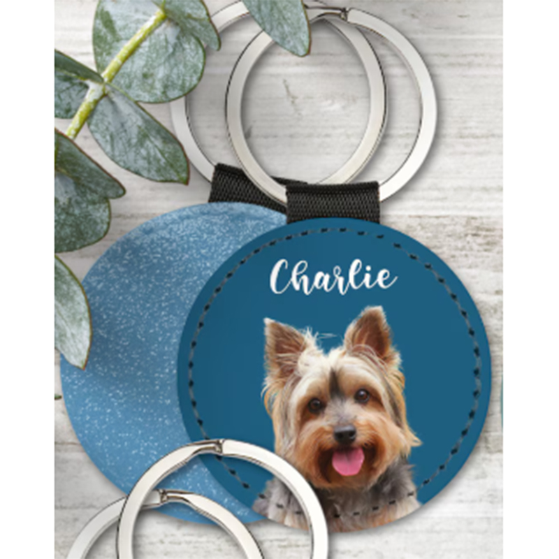 Custom Pet Photo Keychain Pers - Photography Style avaliação e preço