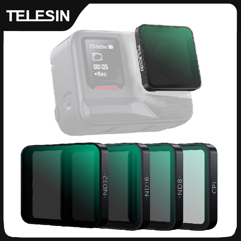 TELESIN CPL ND8 ND16 ND32 Lens - Nd Filter Set avaliação e preço