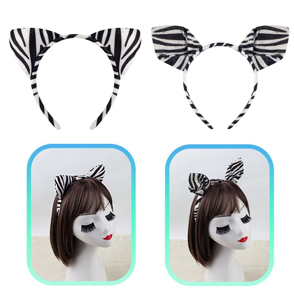 Animal Ears Kid Costume Headba - Photography Zebra avaliação e preço