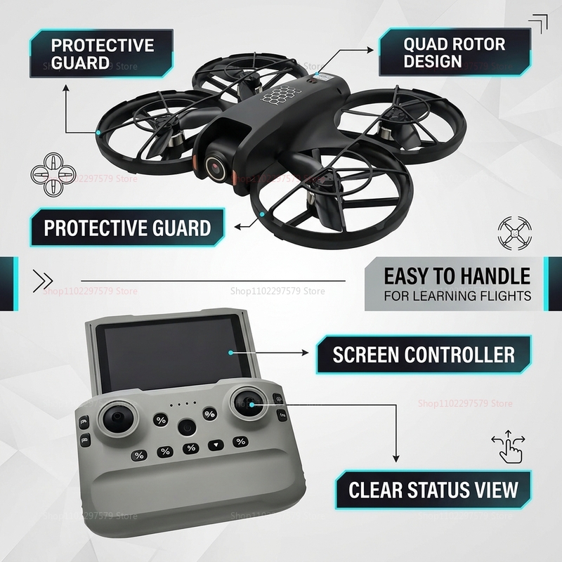 2026 New M5 Mini Drone 8K HD C - Photography Drone avaliação e preço