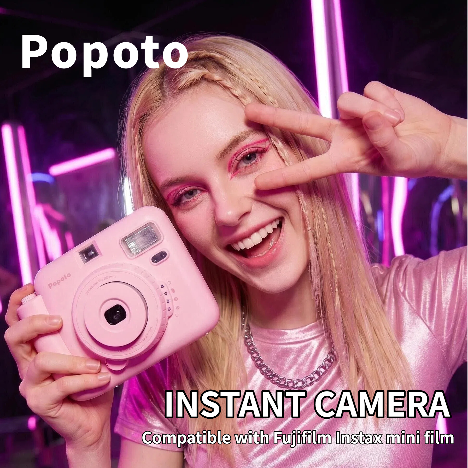 Popoto Instant Camera Cute Mac - Photography Close Up avaliação e preço