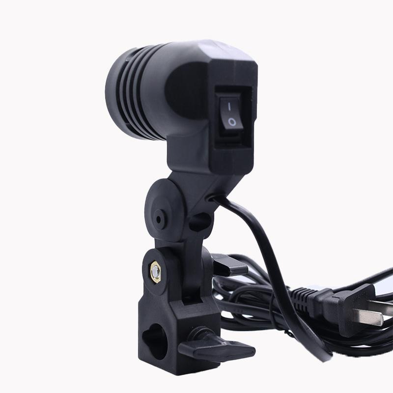 Black 1.8M Cable Cord E27 Sock - Photography Umbrella Lights avaliação e preço