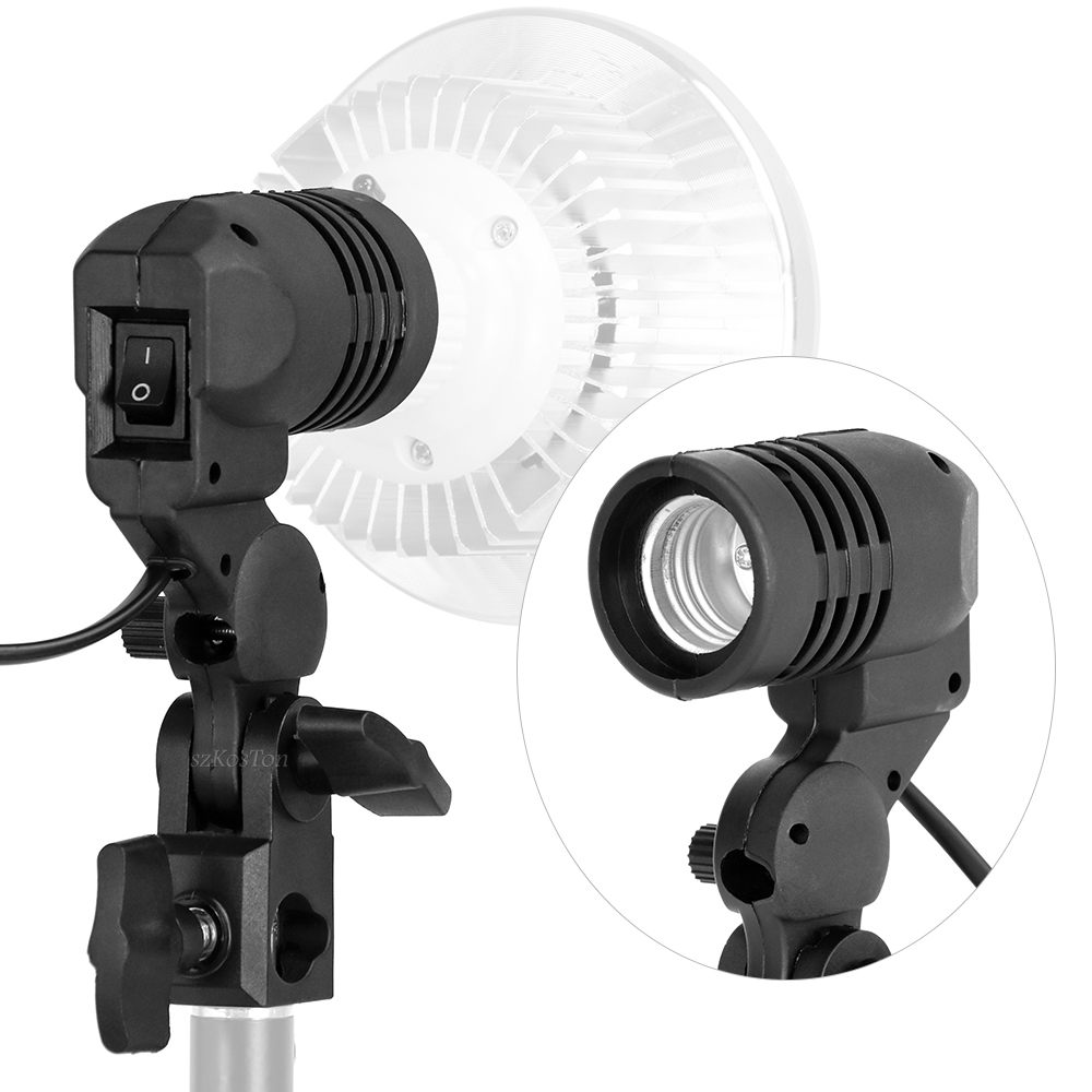 Single Head Bulb Holder E27 So - Photography Umbrella Lights avaliação e preço