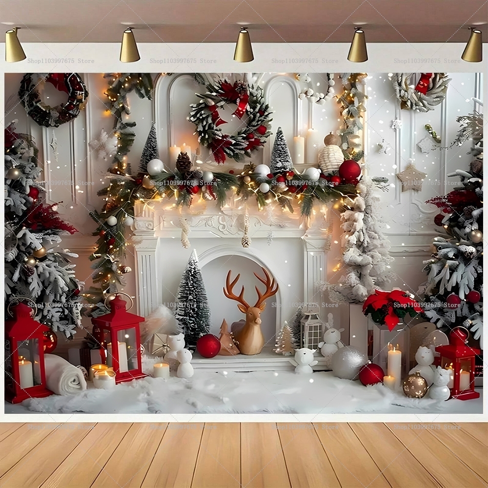 Merry Christmas Backdrops Wond - Photography Zebra avaliação e preço