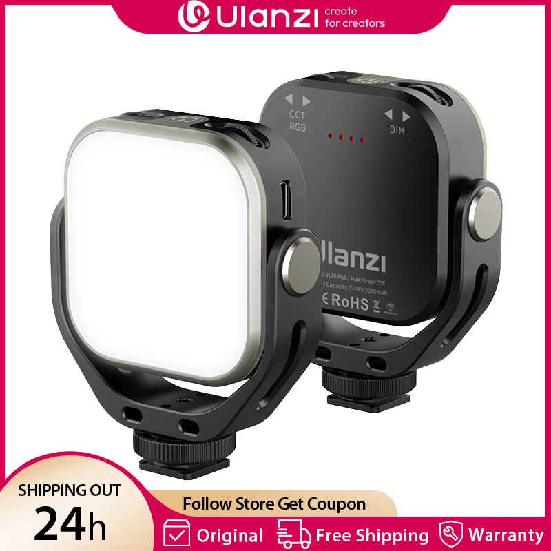 Ulanzi VL66 RGB Video Light 25 - Photography Umbrella Lights avaliação e preço
