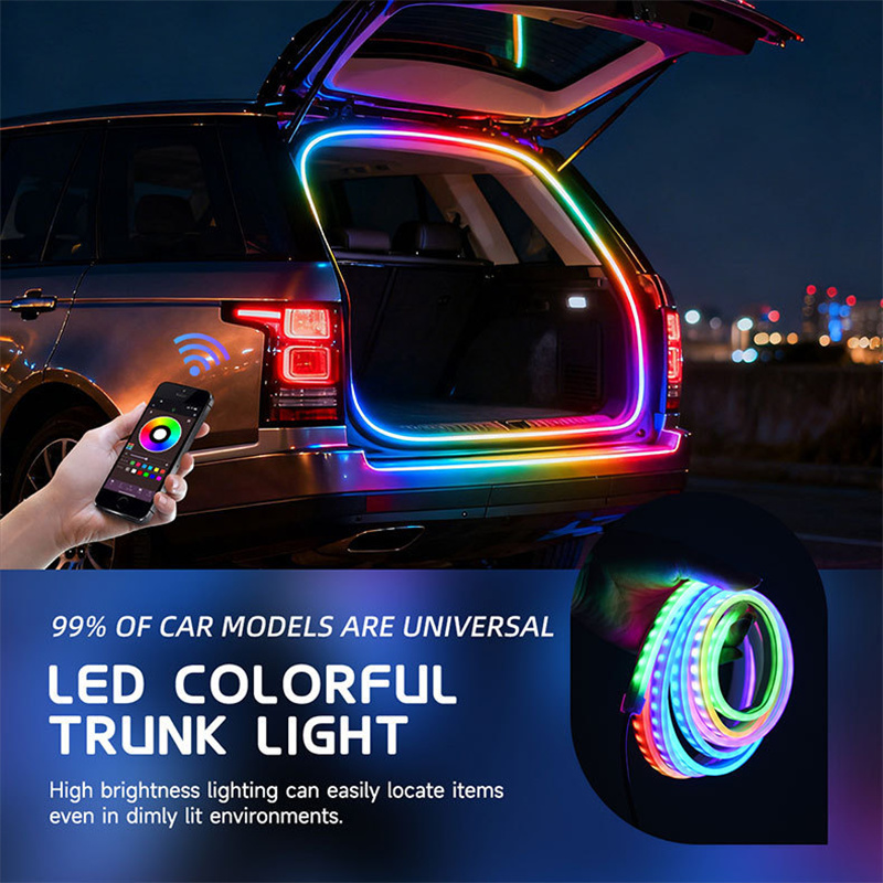 12V 4 Meters Car Trunk RGB Led - Light Meter Incident avaliação e preço