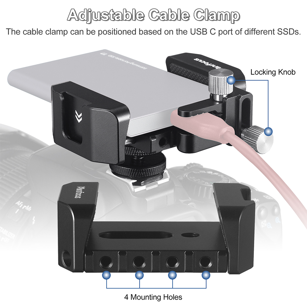 SSD Mount Bracket SSD Holder w - Camera Cage Baseplate avaliação e preço
