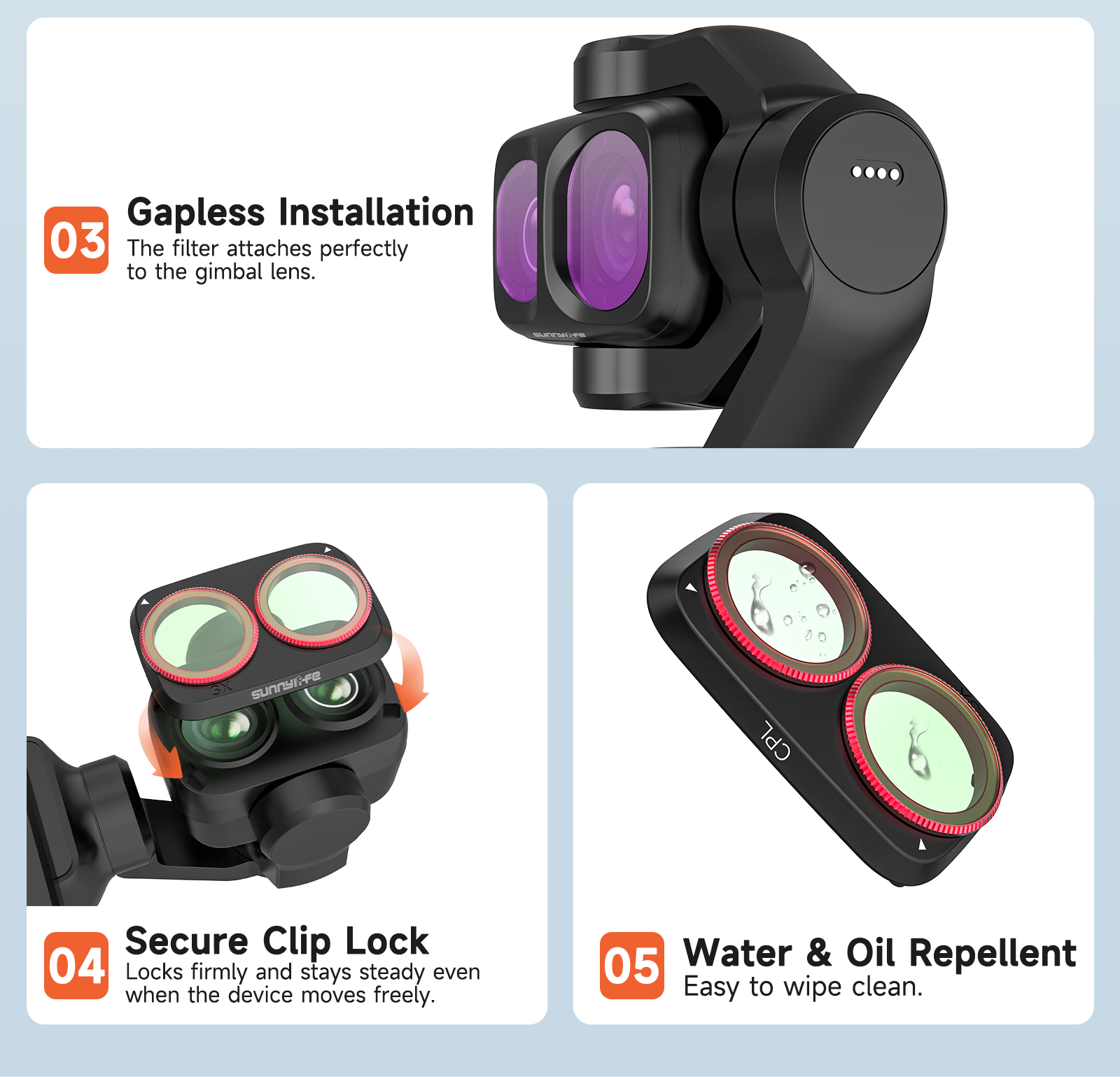 For DJI Osmo Pocket 4P Filter  - Nd Filter Set avaliação e preço