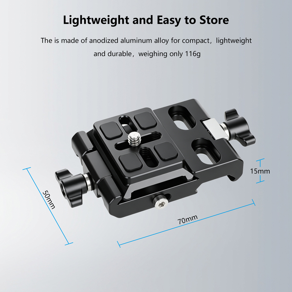 CAMVATE DSLR Camera Arca-Type  - Camera Cage Baseplate avaliação e preço