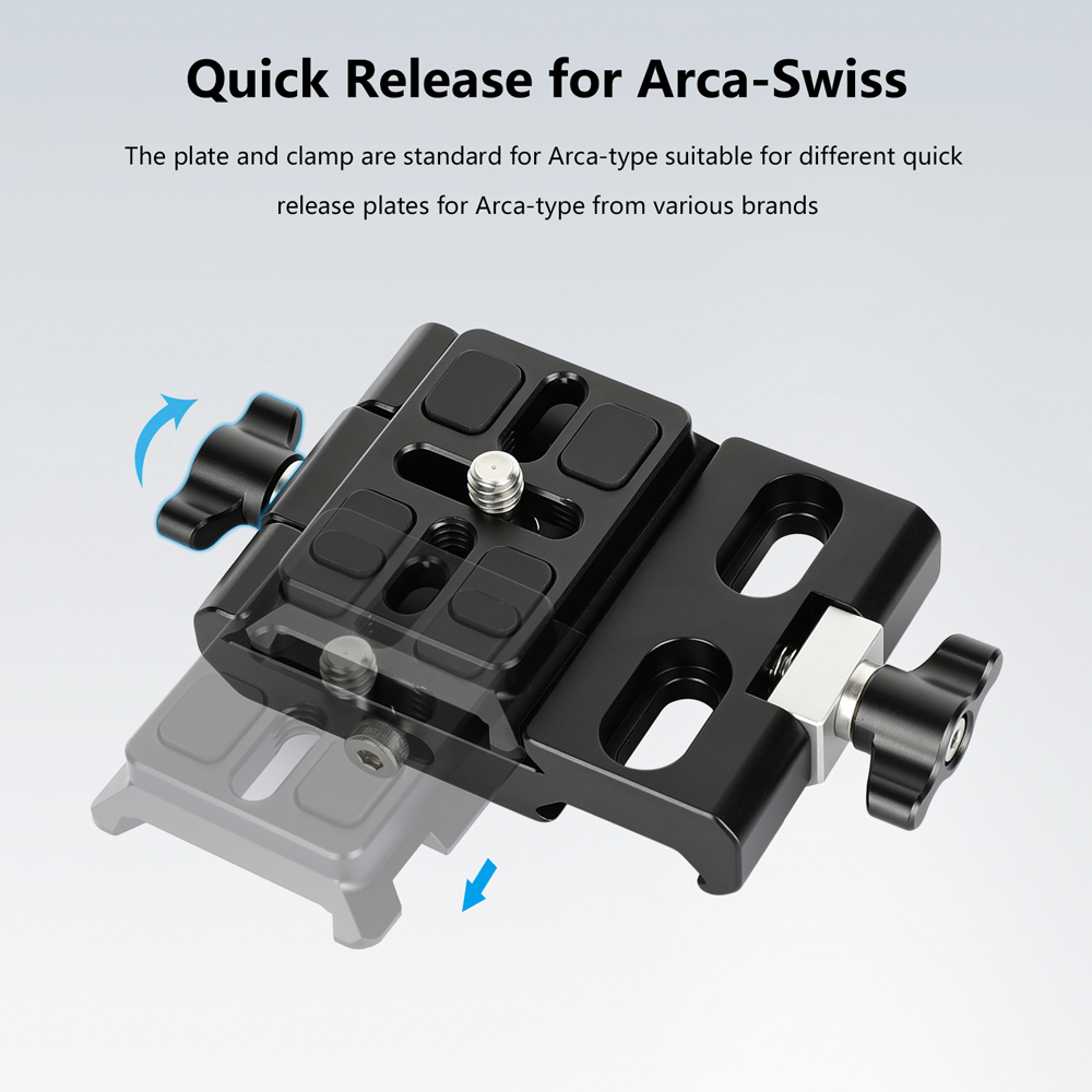CAMVATE DSLR Camera Arca-Type  - Camera Cage Baseplate avaliação e preço