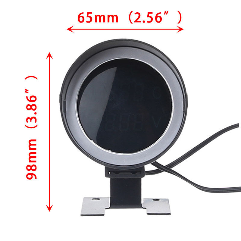Round 2 in 1 LED Digital Car T - Light Meter Incident avaliação e preço