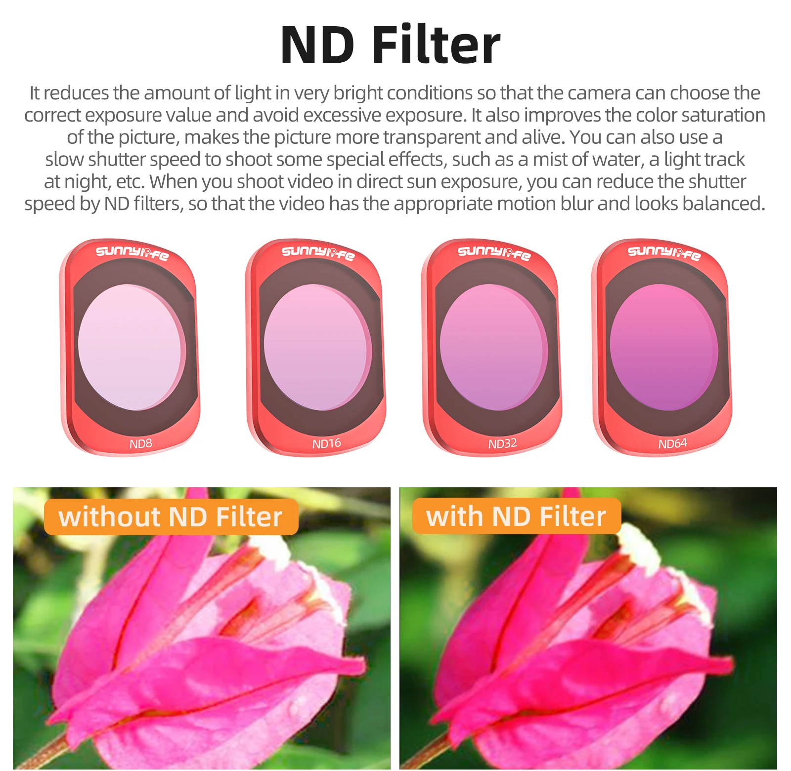 ND Filter Set For DJI Osmo Poc - Nd Filter Set avaliação e preço