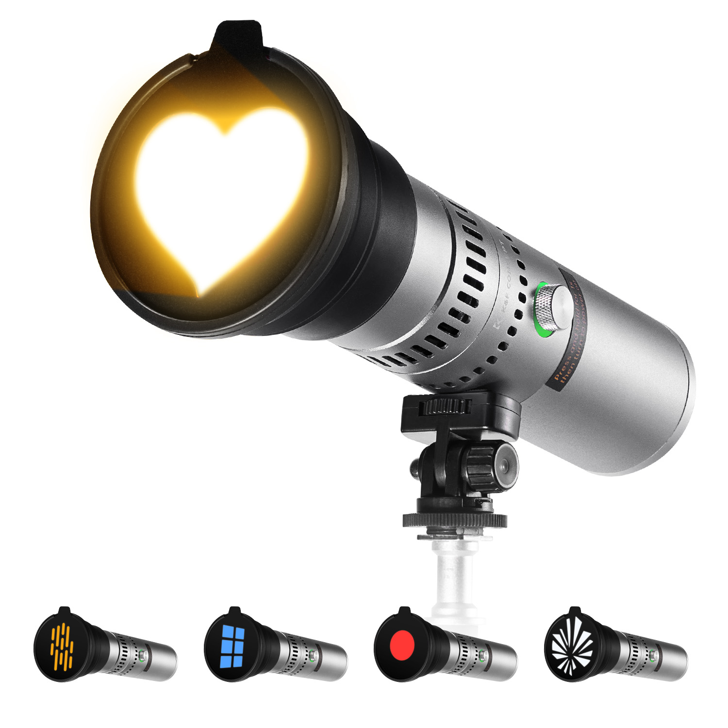 K&F CONCEPT SP25C RGB LED Vide - Photography Umbrella Lights avaliação e preço