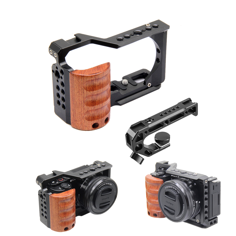 For Sony ZV-E10 Cage  camera W - Camera Cage Baseplate avaliação e preço