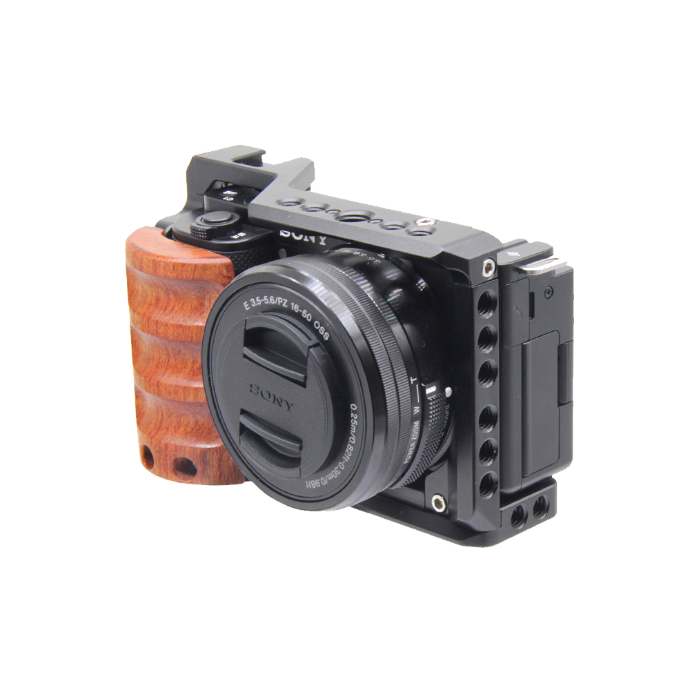 For Sony ZV-E10 Cage  camera W - Camera Cage Baseplate avaliação e preço
