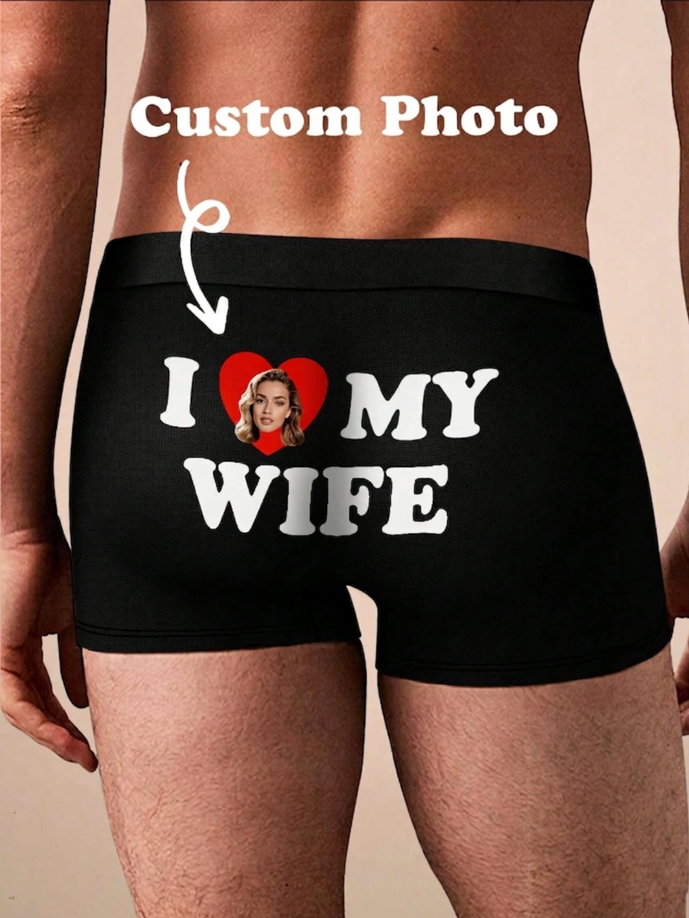 Custom Photo Boxers for Men Pe - Photography Style avaliação e preço