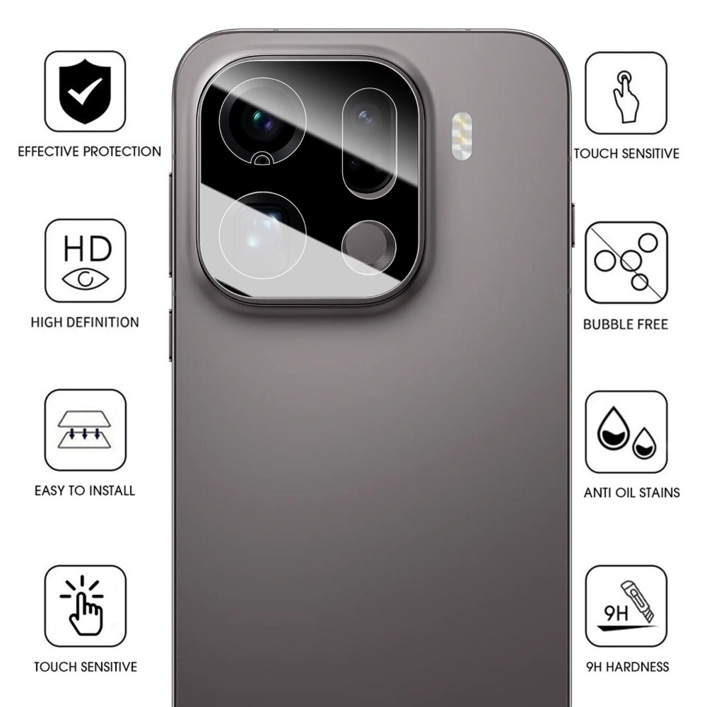 1-5PCS Tempered Glass Lens Cov - Photography Kit Oppo Find X9 Pro avaliação e preço