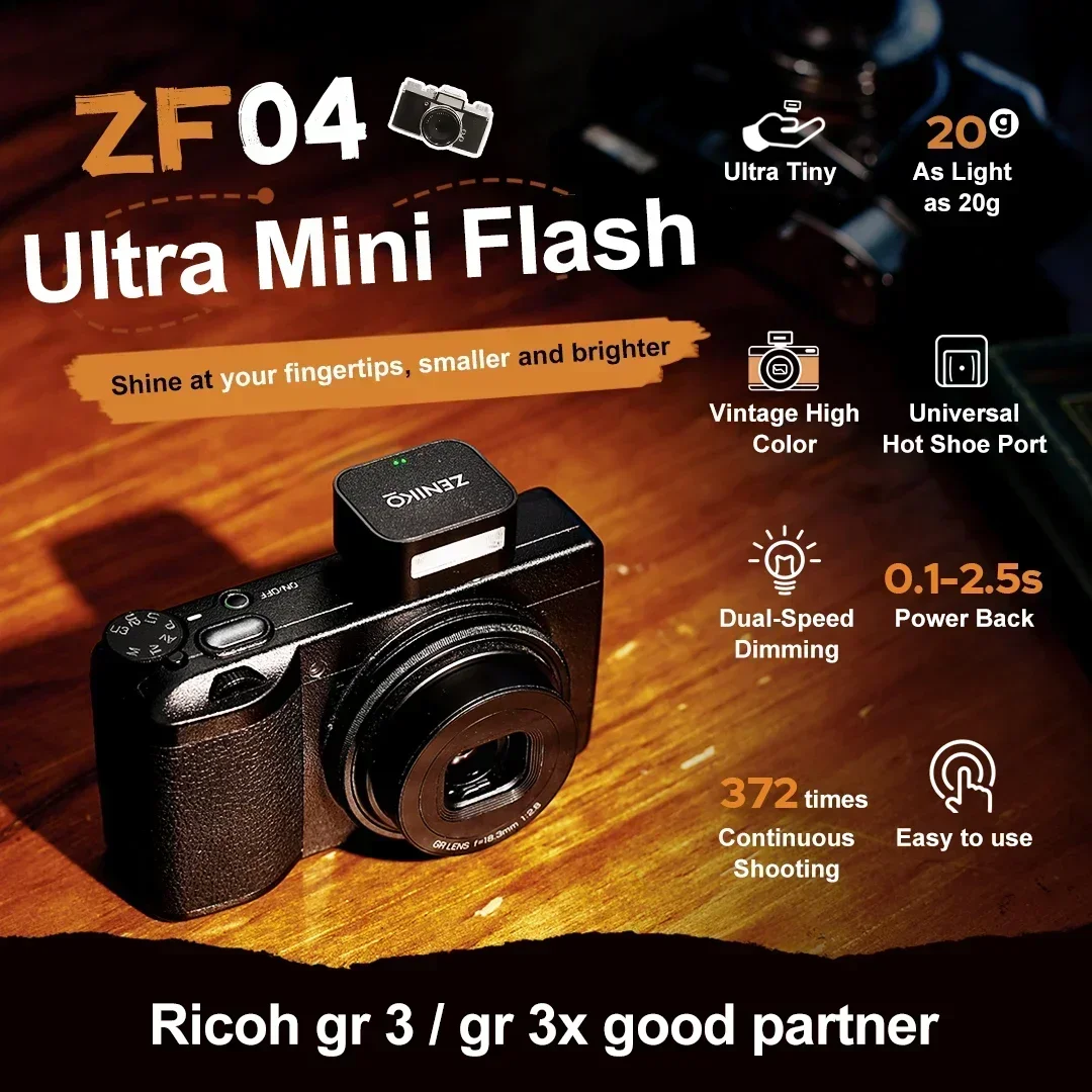 ZENIKO ZF04/ZF08 Mini Camera F - Photography Umbrella Lights avaliação e preço