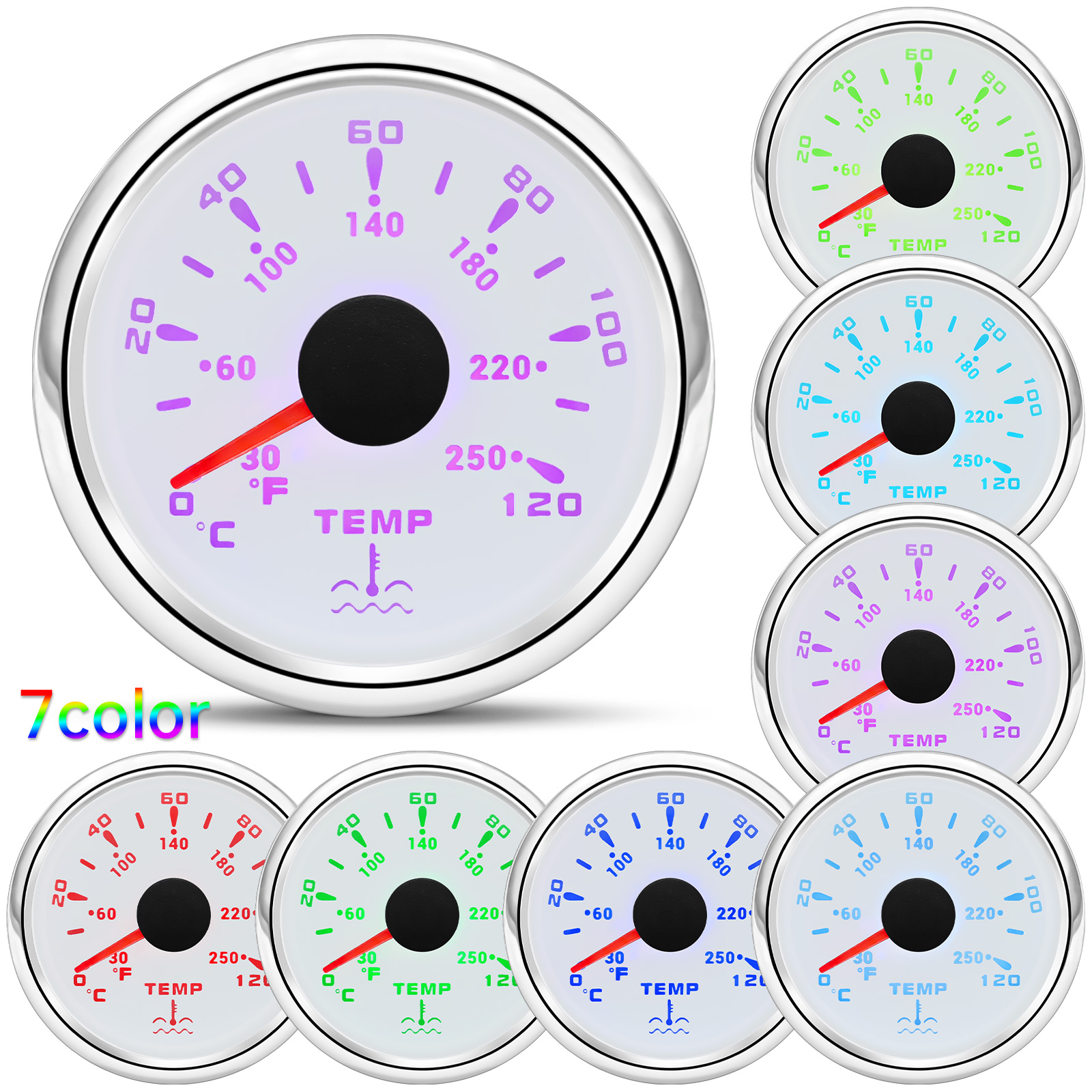 Waterproof 52mm Water Temperat - Light Meter Incident avaliação e preço