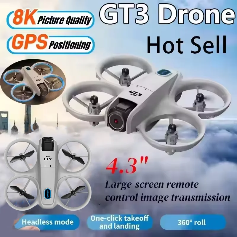 GT3 Drone 8K HD Dual Cameras G - Photography Drone avaliação e preço
