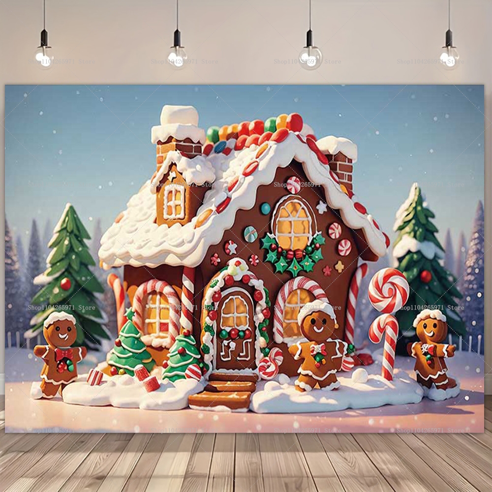 Christmas Gingerbread House Ba - Photography Zebra avaliação e preço
