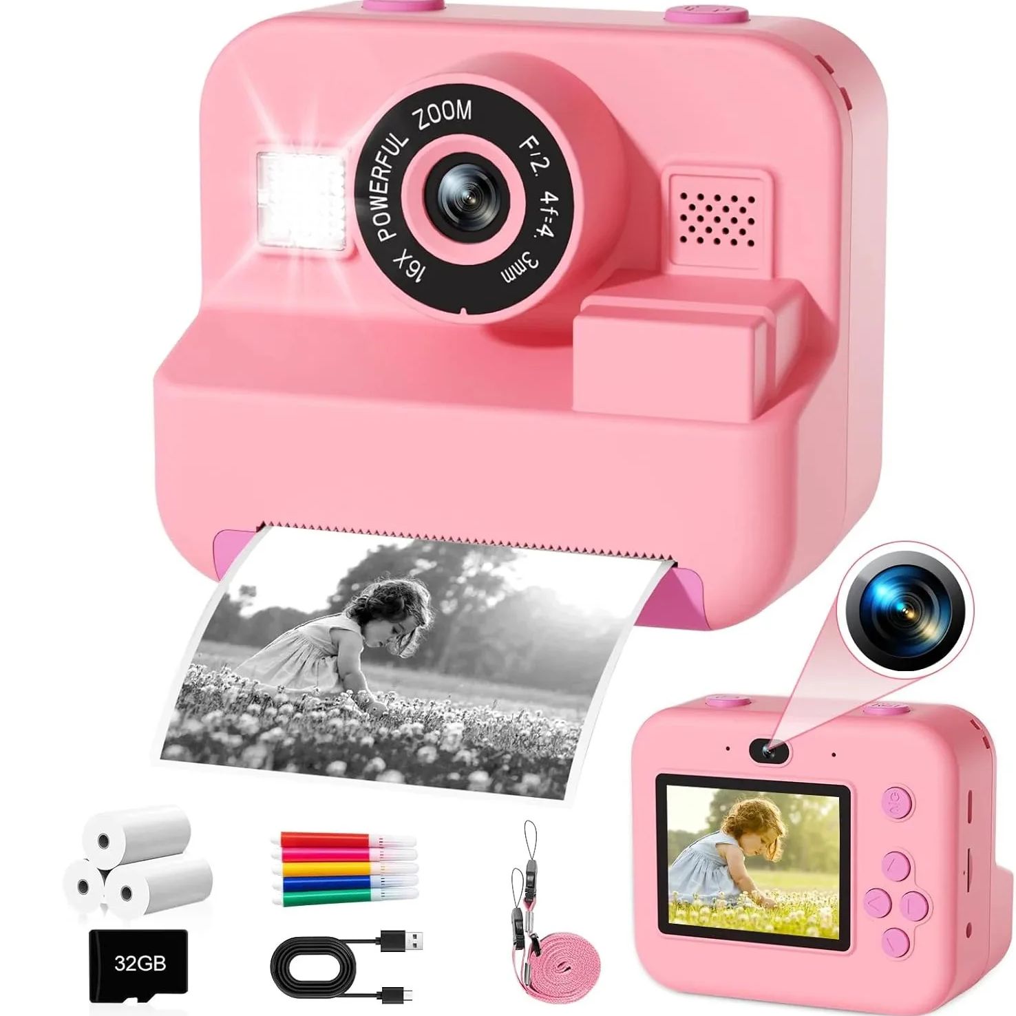 newInstant Print Camera With 3 - Photography Close Up avaliação e preço