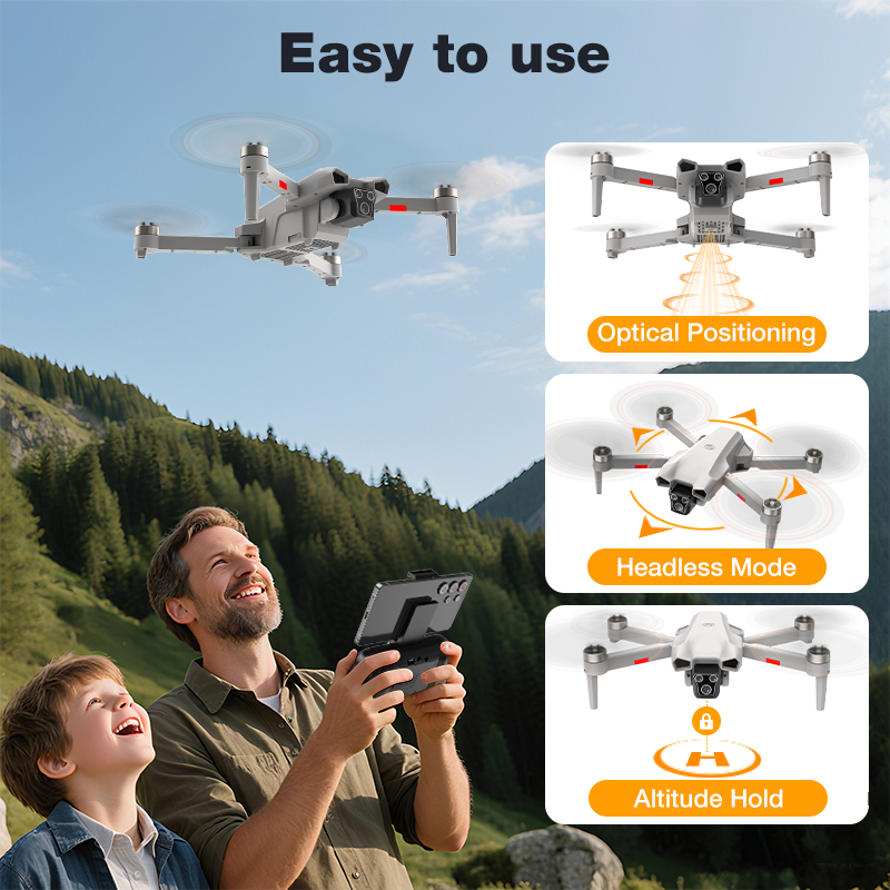 NEW Hot L017 Pro Drone Brushle - Photography Drone avaliação e preço