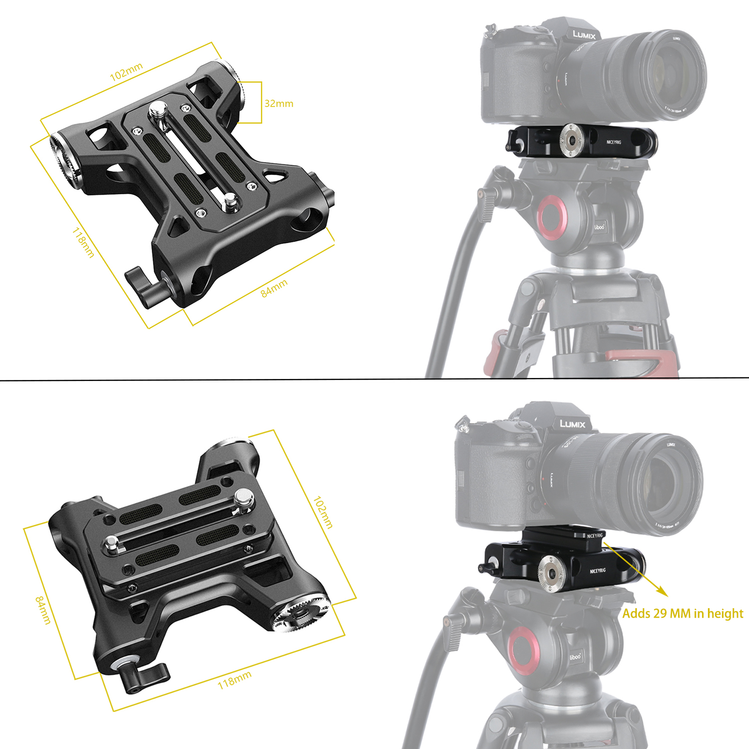 NICEYRIG Camera Baseplate with - Camera Cage Baseplate avaliação e preço