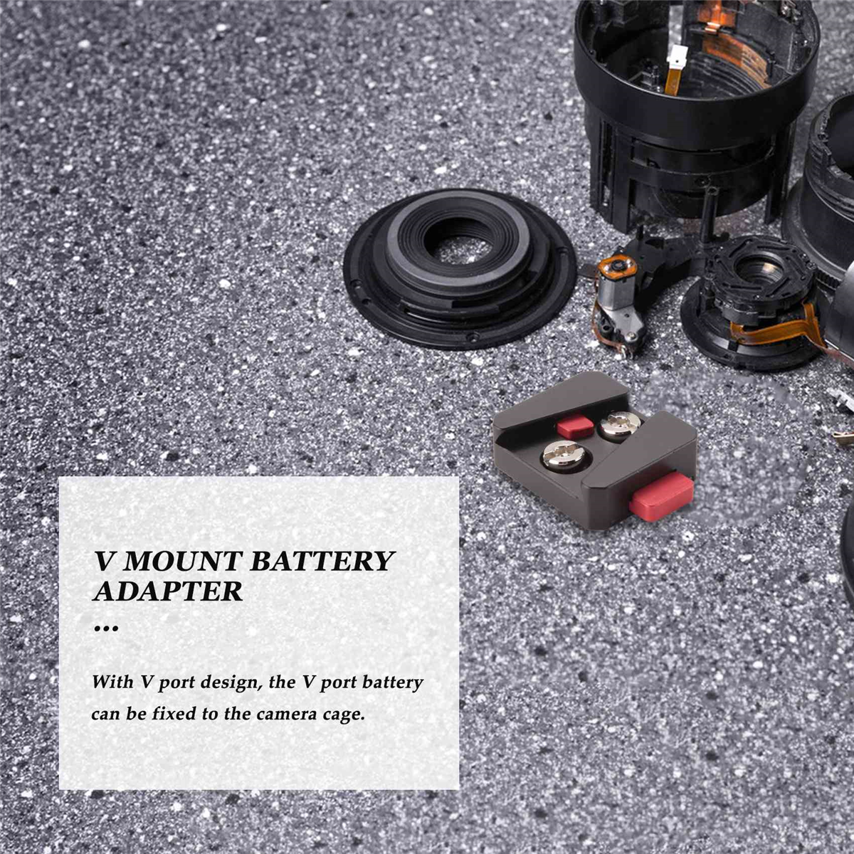 1/4 Universal V Mount Battery  - Camera Cage Baseplate avaliação e preço
