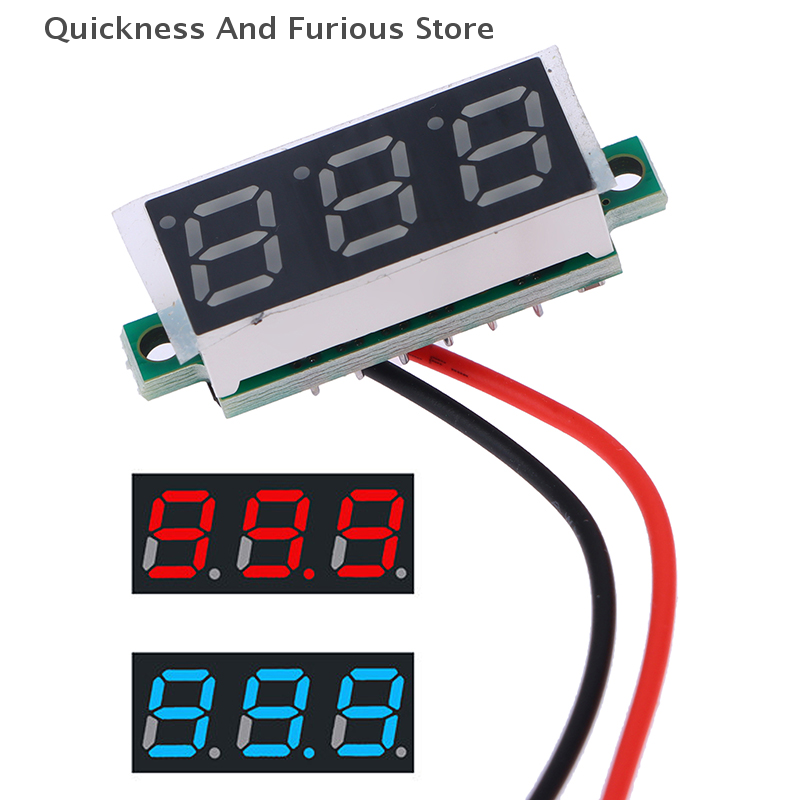 1pc DC5-30V Voltage Meter 0.28 - Light Meter Incident avaliação e preço