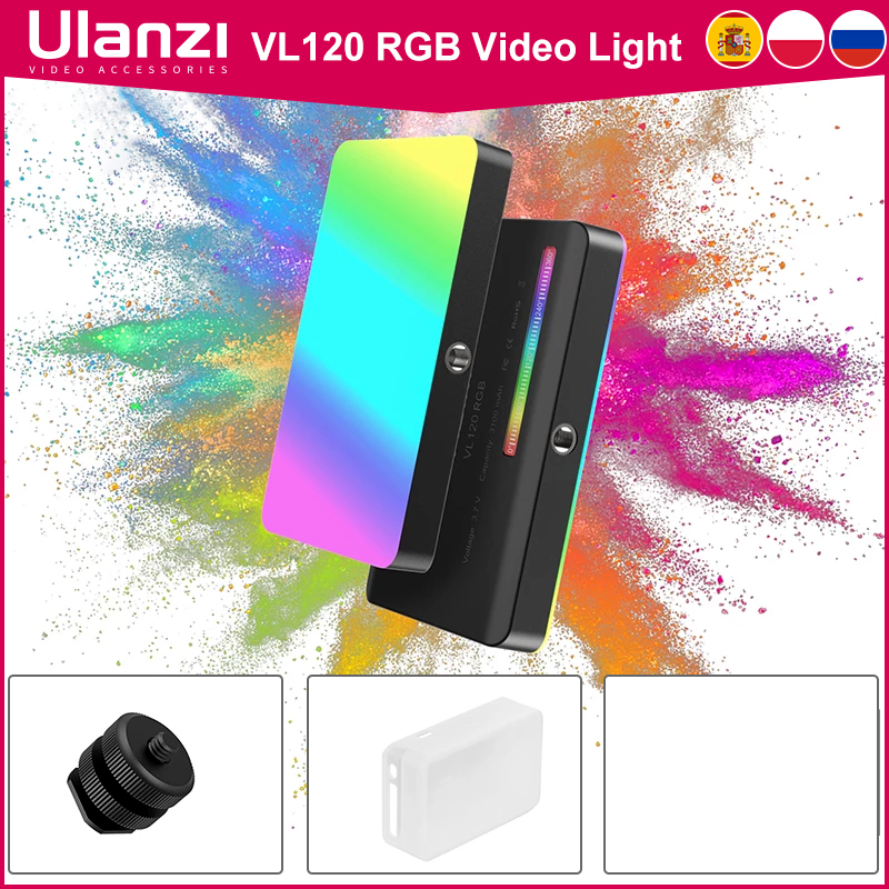 Ulanzi VL120 RGB Camera Video  - Photography Umbrella Lights avaliação e preço